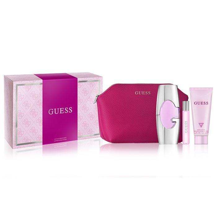 GUESS PINK SET EDP 75 ML+EDP 15 ML+B/L 100 ML+POUCHundefined