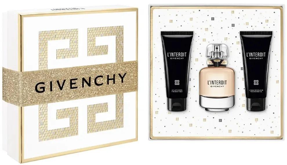 GIVENCHY L''INTERDIT SET EDT 80ML+ B/M 75ML+S/G 75ML SETundefined