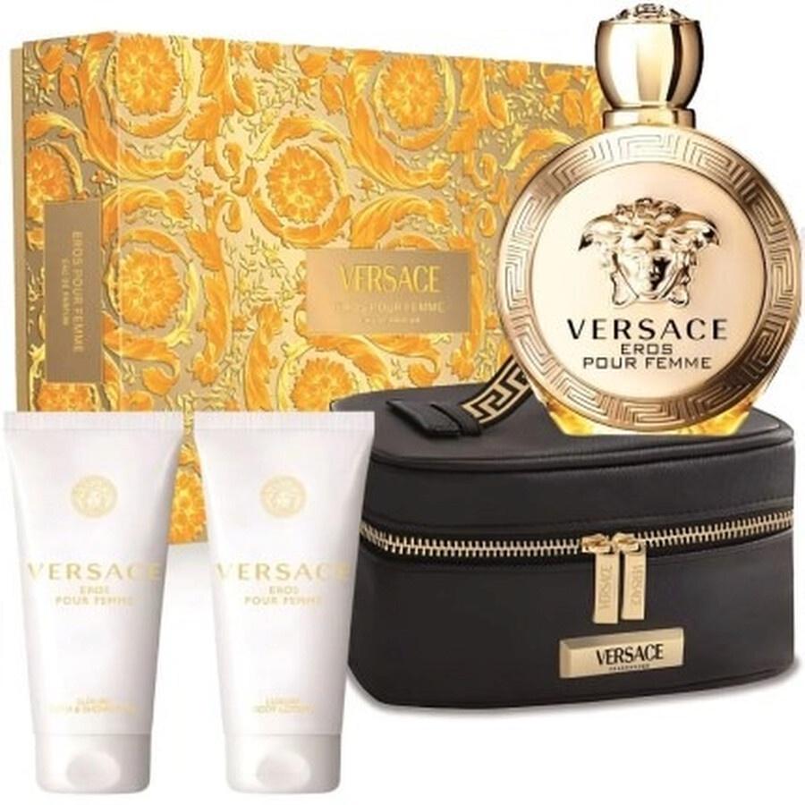 VERSACE EROS POUR FEMME GIFT SET SHOWER GEL BODY LOTION 100ML EDPundefined