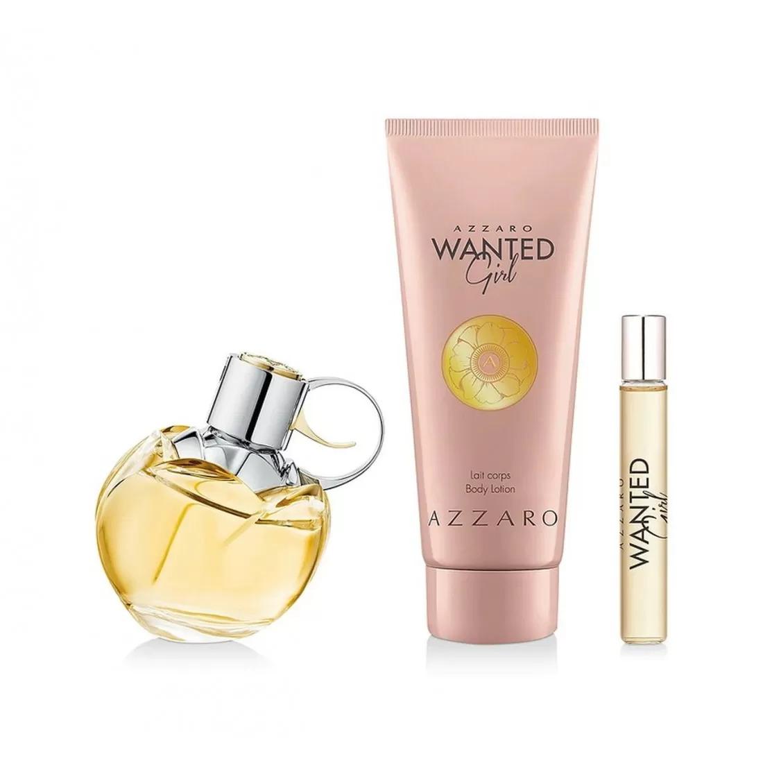 AZZARO WANTED GIRL EDP 80ML +7.5ML +BODY LOTION 100ML view 2
