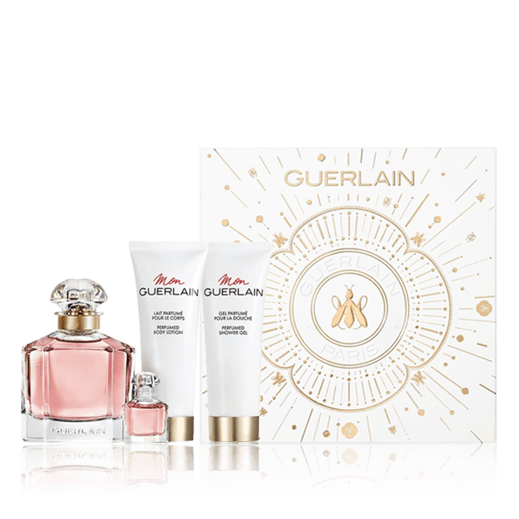 GUERLAIN MON EDP SET 100M +5L +BODY LOTION 75ML+SHOWER GEL 75MLundefined