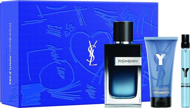 YSL Y MEN'S SET EDP 100ML+EDP 10ML+ S/G 50ML view 2