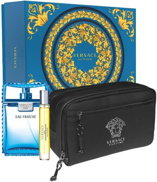 VERSACE EAU FRAICHE SET EDT 100ML + EDT 10ML + POUCHundefined