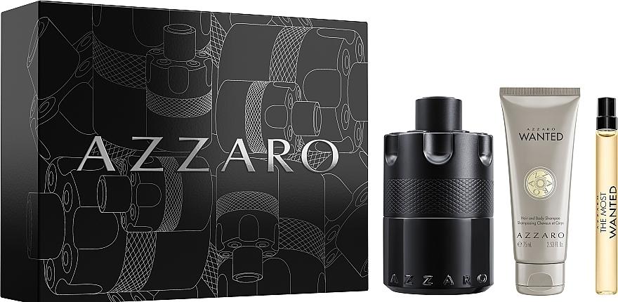 AZZARO THE MOST WANTED SET EDP INTENSE 100ML + EDP 10ML + H/B/S 75ML view 2