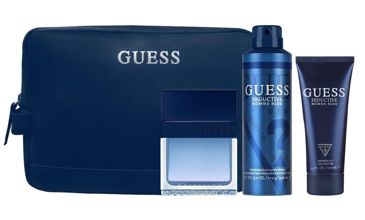 GUESS SEDUCTIVE HOMME BLUE SET EDT 100ML+DEO 226ML+S/G 100MLundefined