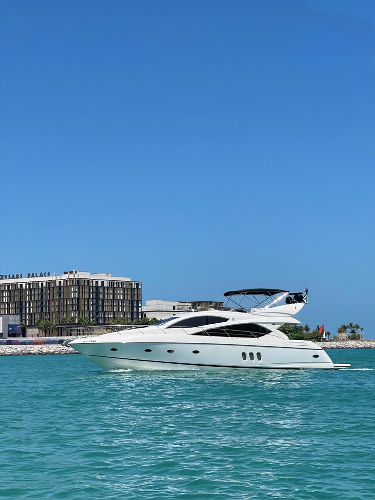 Sunseeker 70ft yacht view 2