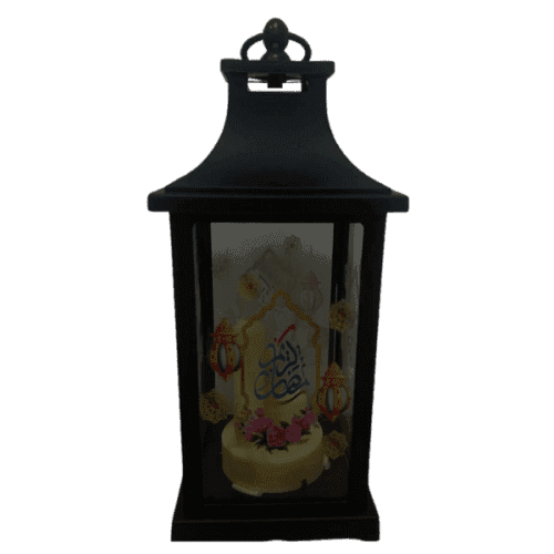 Metal Ramadan lantern & Date Halwa - Date Halwa saffron view 3