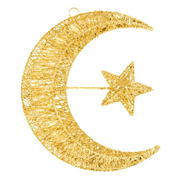 Crescent of Ramadan&incense&laboratory view 2