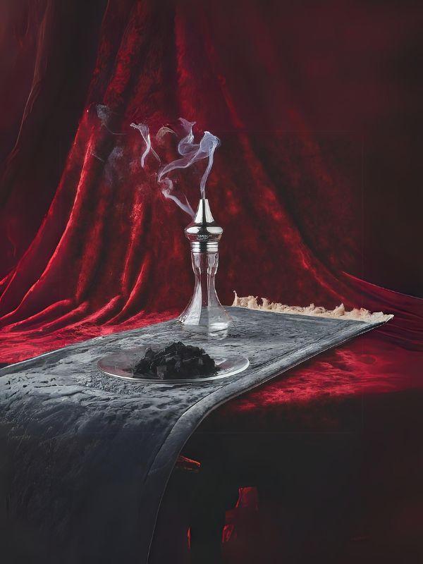 Prayer rug& Laboratory & incense view 1