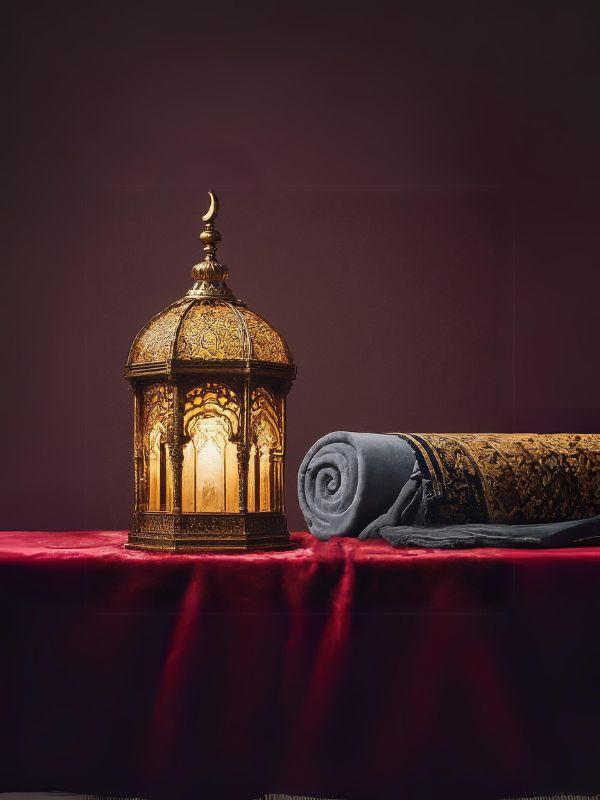 Ramadan lantern&Prayer rug view 1