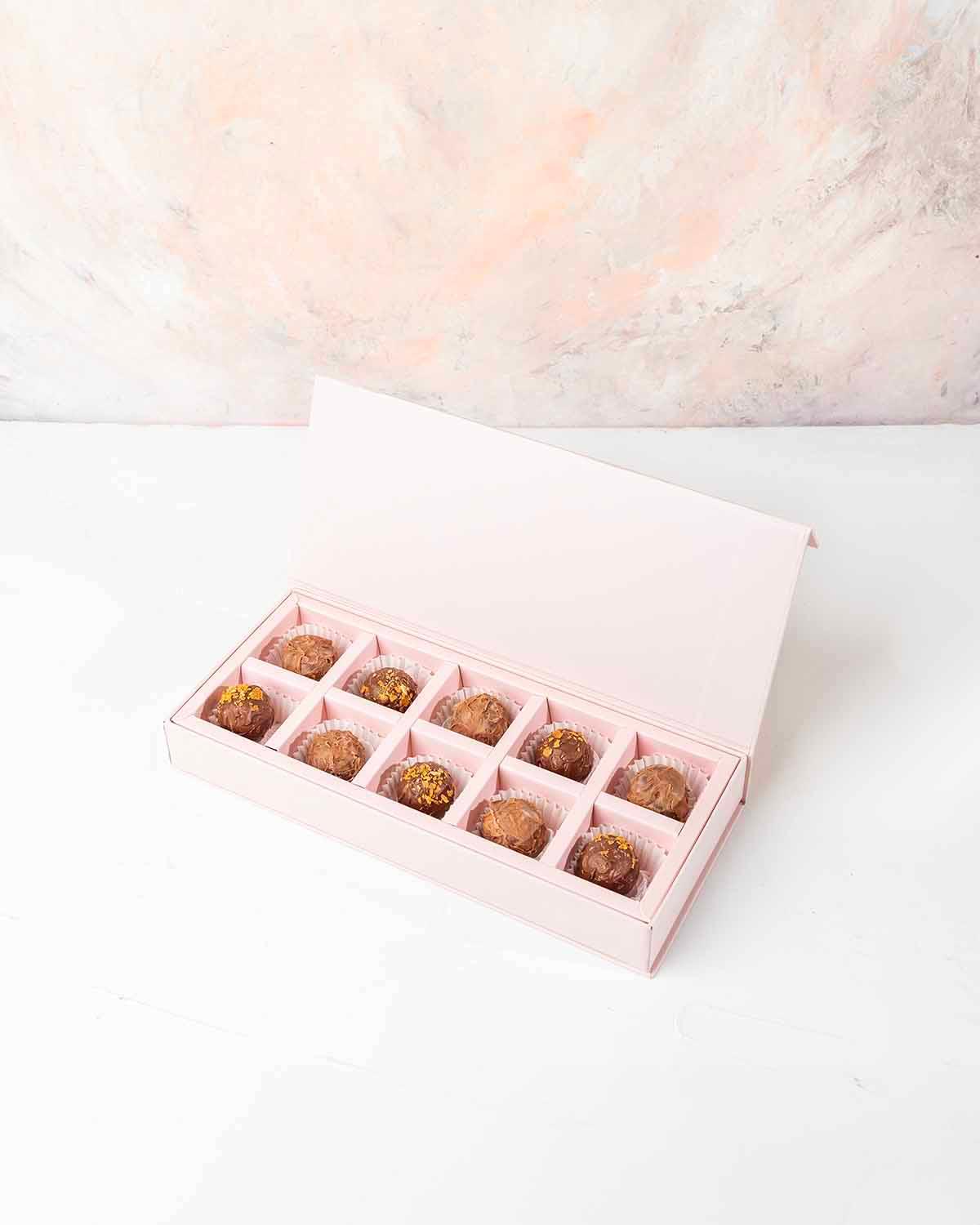 10 Assorted Milk Chocolate Truffles  by NJD view 2