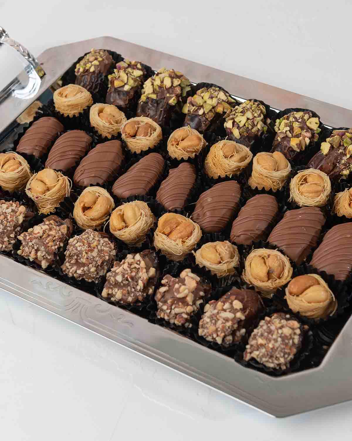 Dates and Baklawa Platter by NJD view 2
