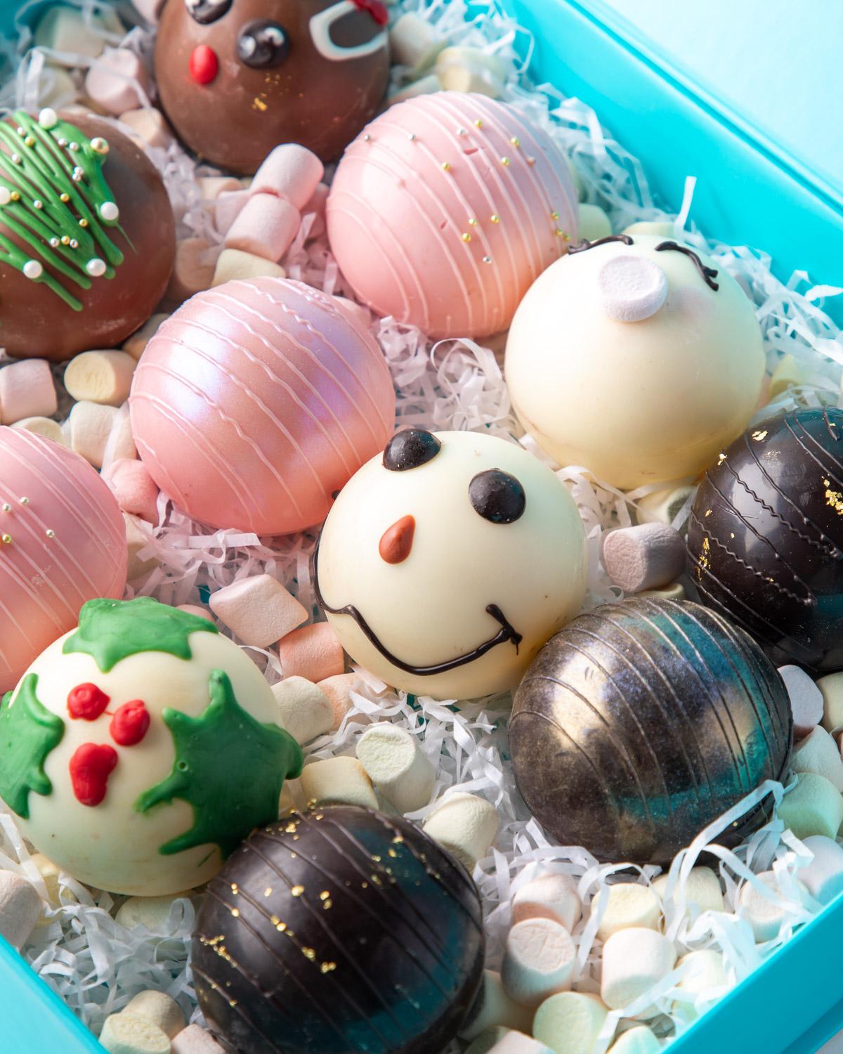Christmas Hot Chocolate bombs view 2