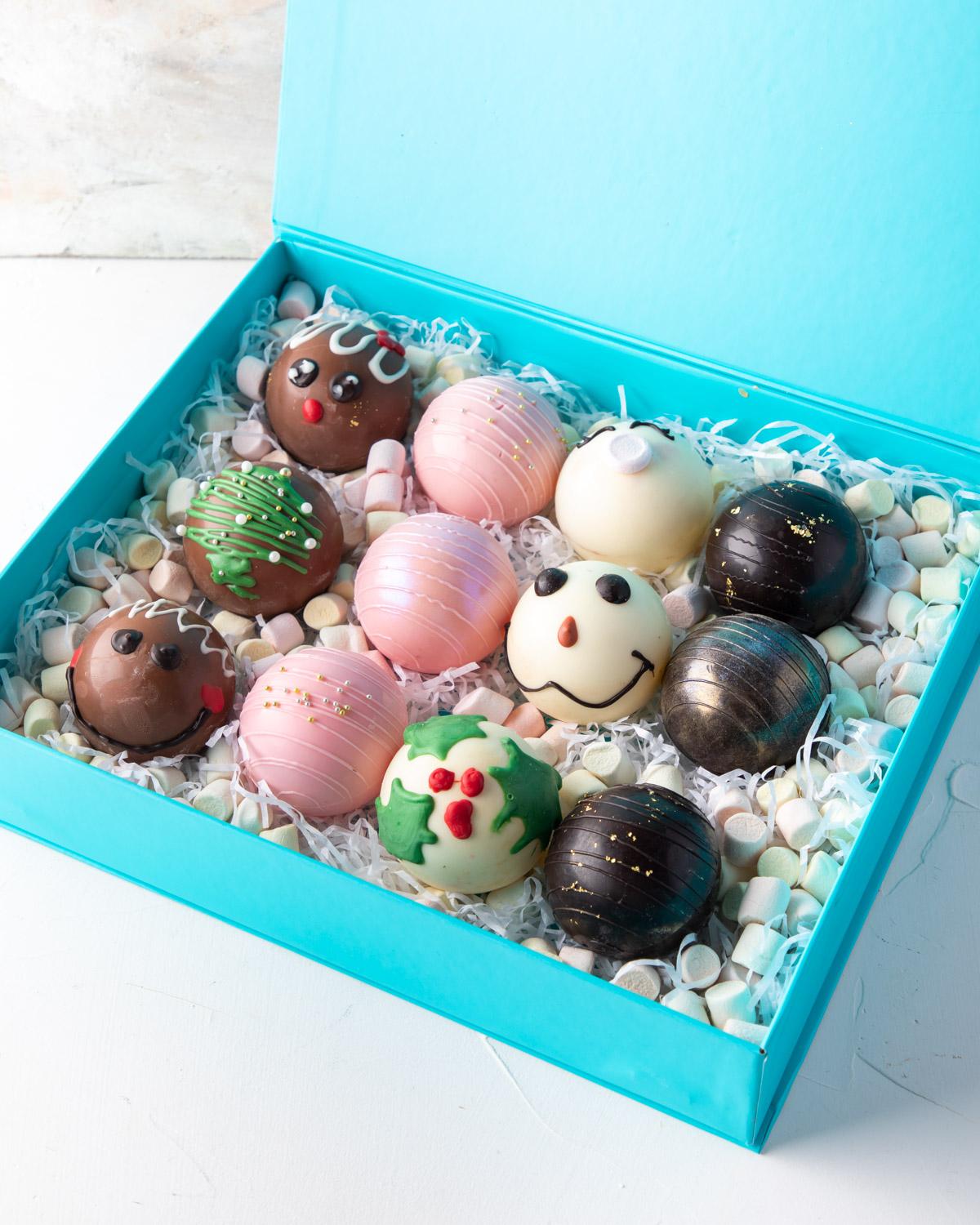 Christmas Hot Chocolate bombs view 3
