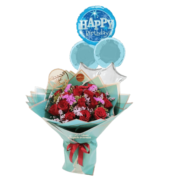 Various bouquet of flowers view 1