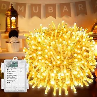 Artificial Christmas Tree with 10M String Lights, + chritmas tree view 4