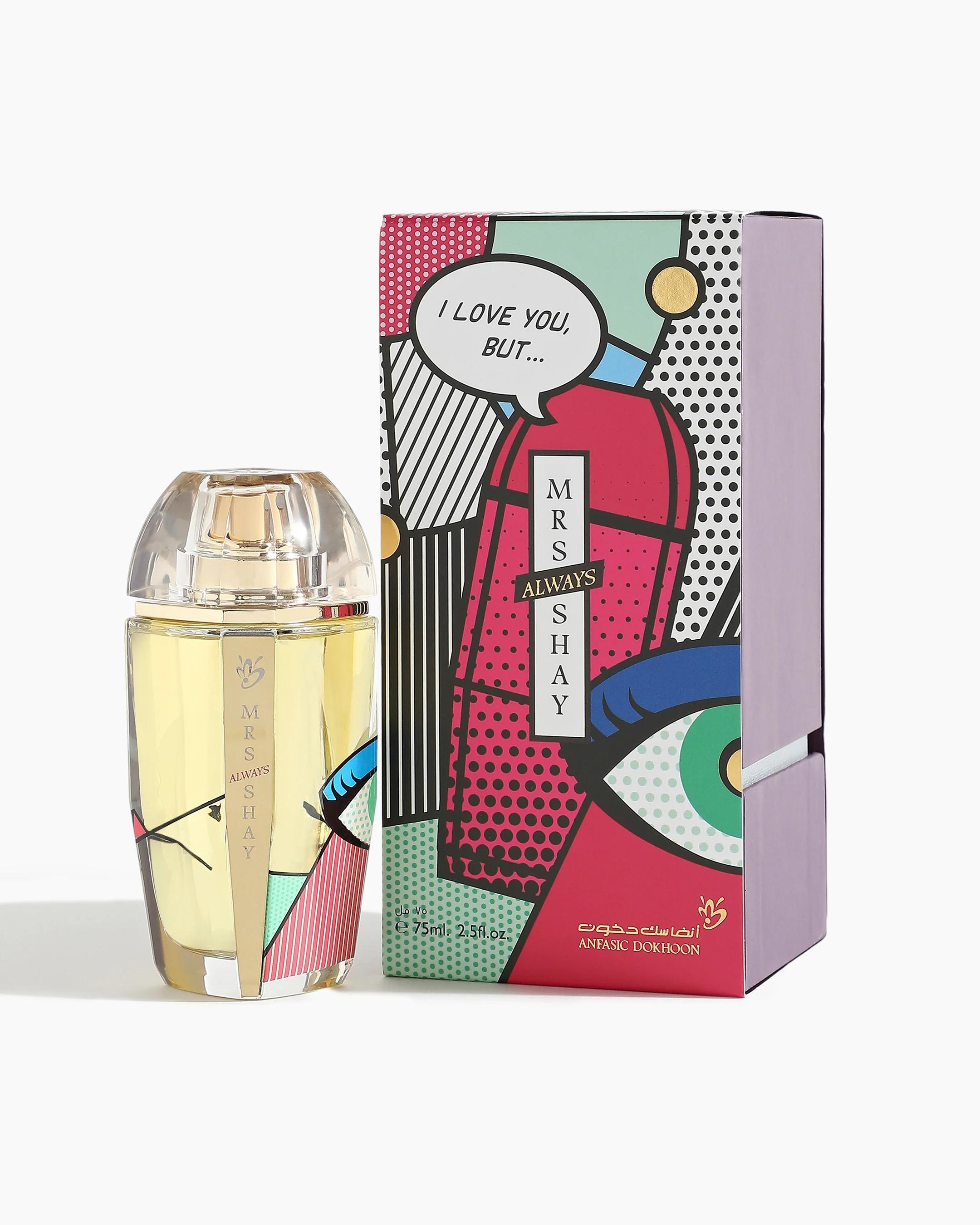 Mrs. Always Shay Parfum (75ml) with Egg Chocolates 28*28 (56 Pieces) view 2