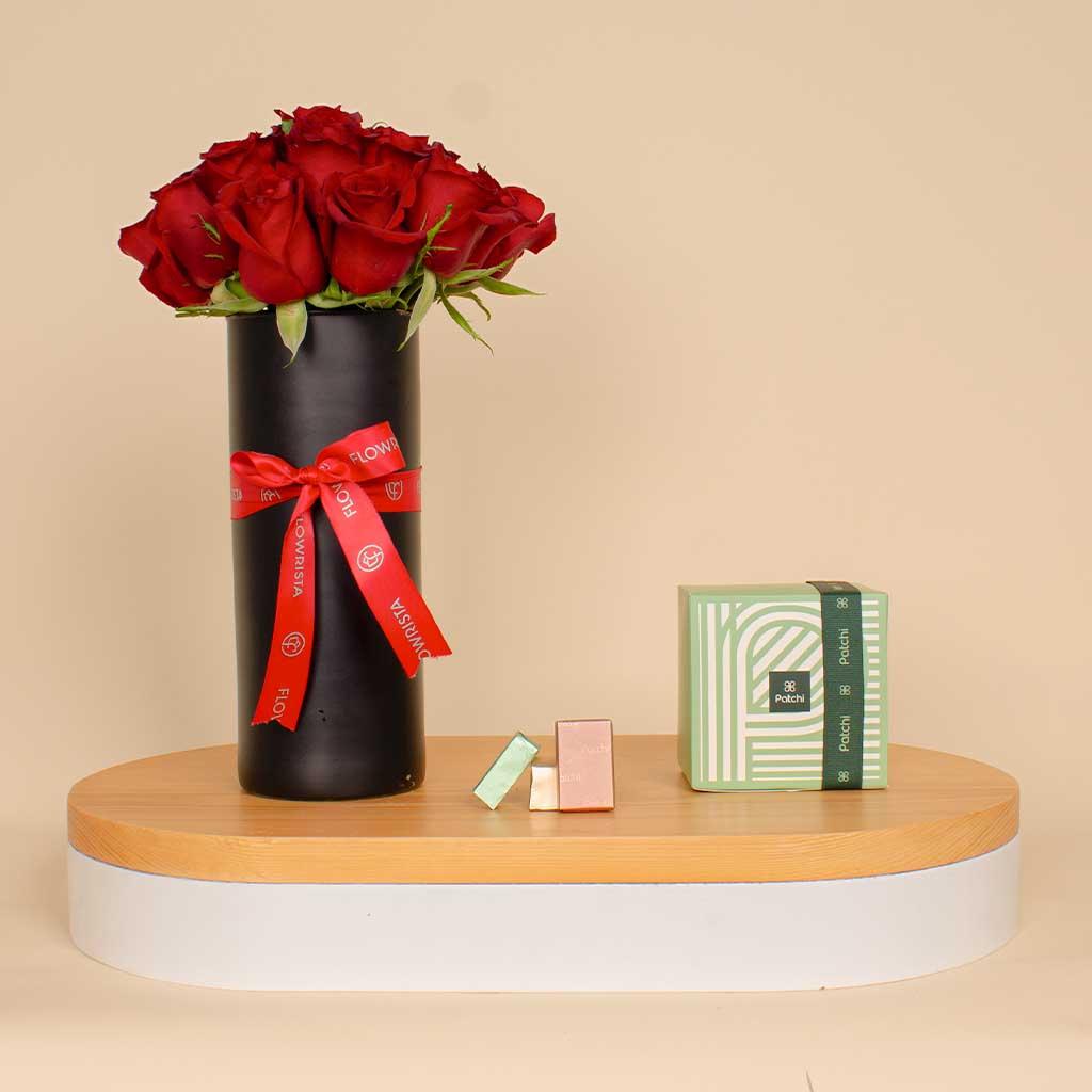Patchi Chocolate and Love Vase view 1