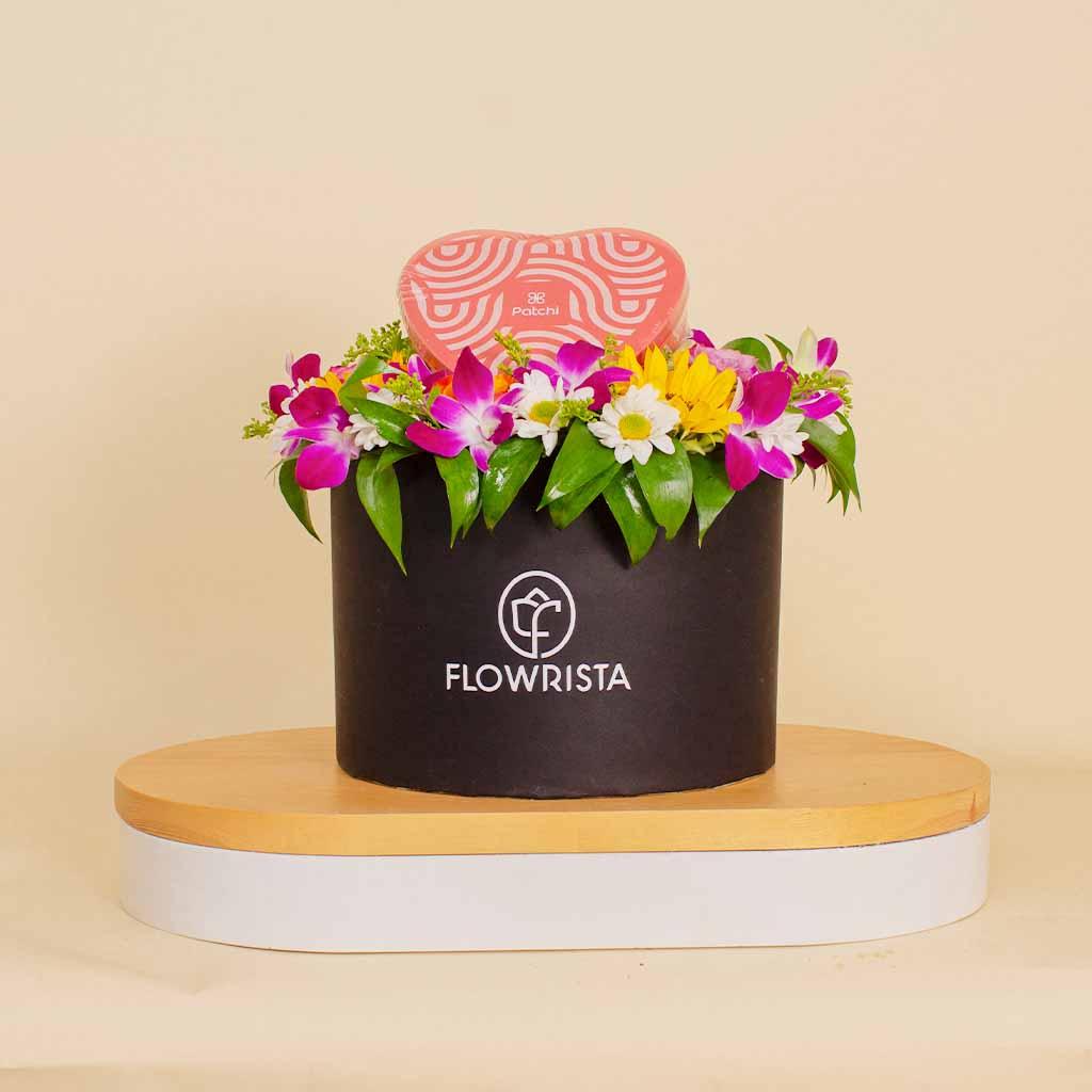 Patchi Love Chocolate Box | Spring Flower Box view 1