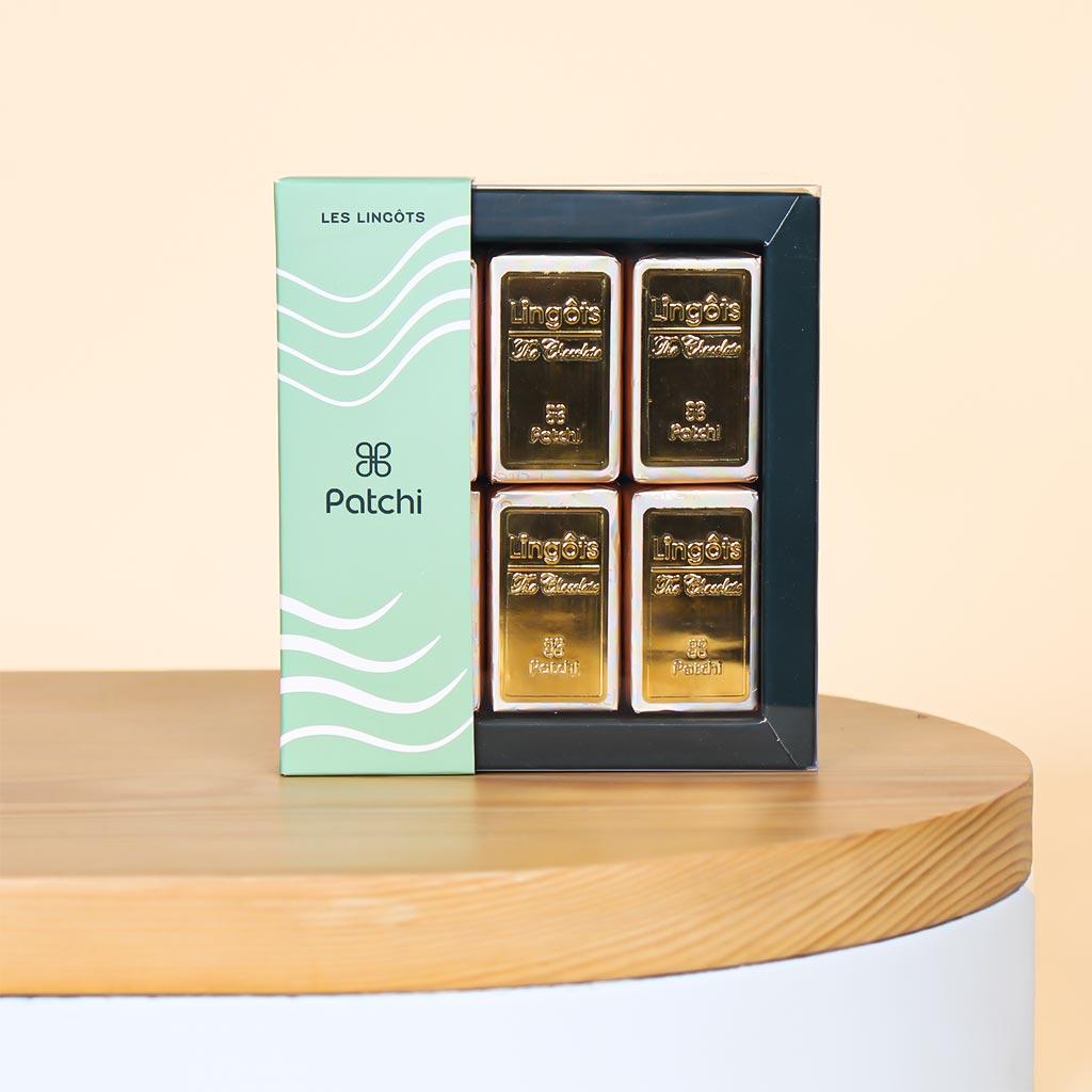 Patchi Chocolate Gift Box – 6 Gold Bars view 1