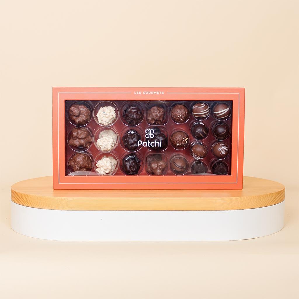 Patchi Les Gourmets Assorted Chocolates Box – 580g view 3