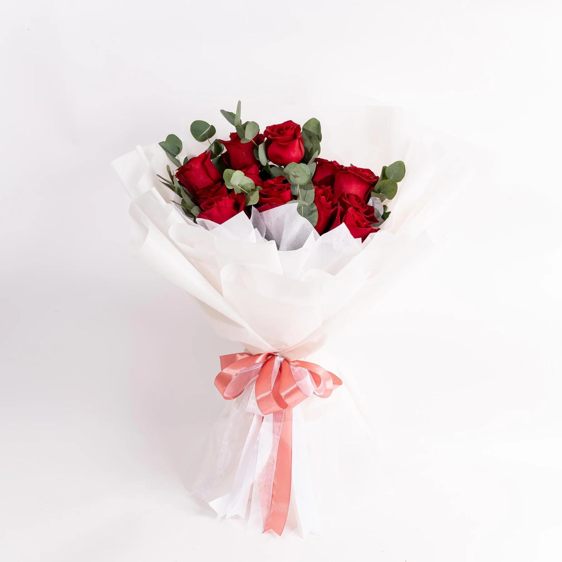 Red Roses and Marshmallows Romantic Gift Bundle view 2