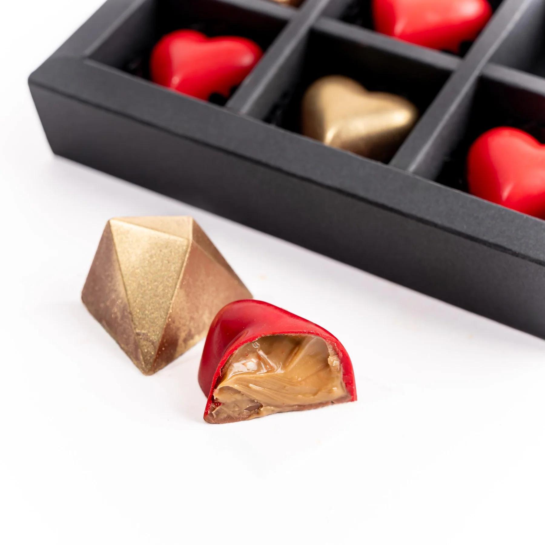 Hearts and Gems 6pc Chocolates Gift Box view 2