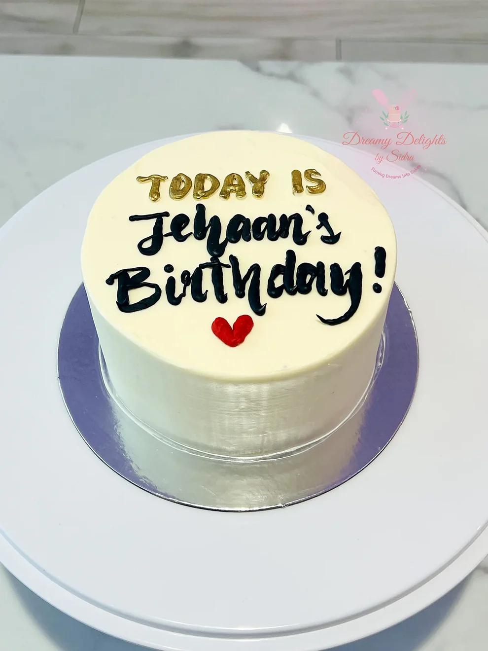 Birthday Bento Cake with lily box view 3