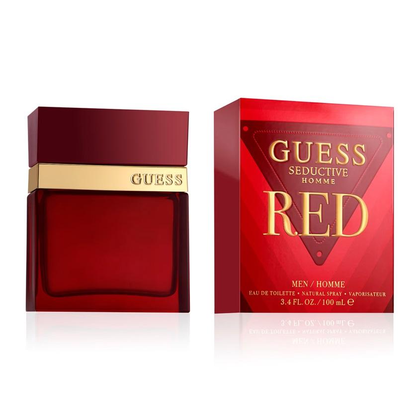 GUESS Red Seductive For Men with forever flowers view 2