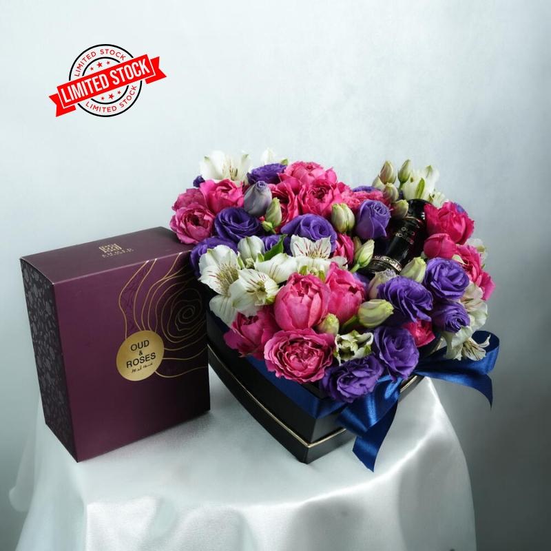 Ahmed Al Maghribi Oud and Roses Floral Romance Gift Box 7156 view 1