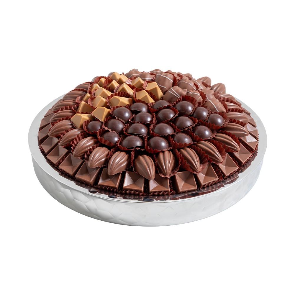 Daima Perce Neige Round Praline Chocolate Tray 930gm view 1