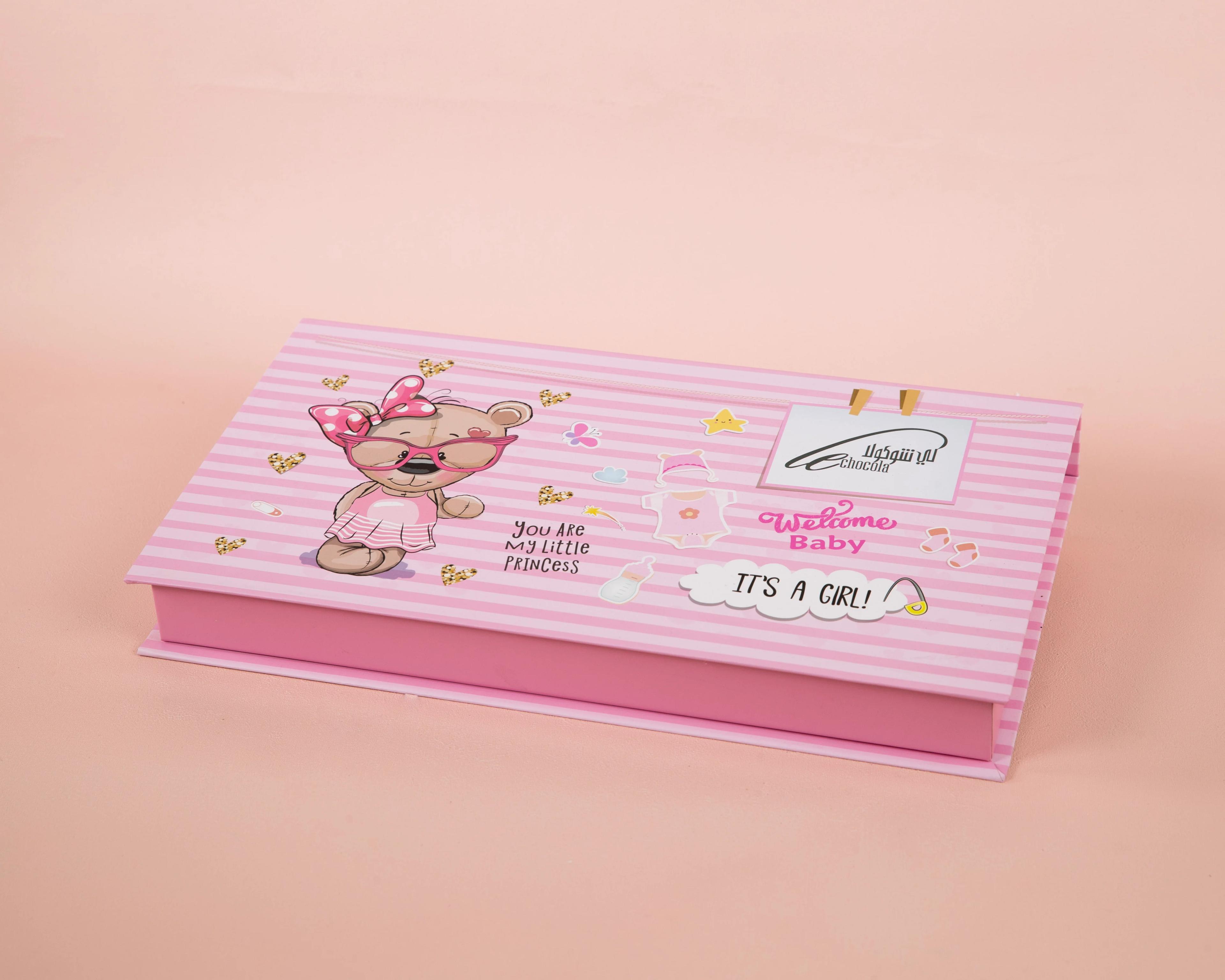 Newborn Baby Girl Chocolate Box