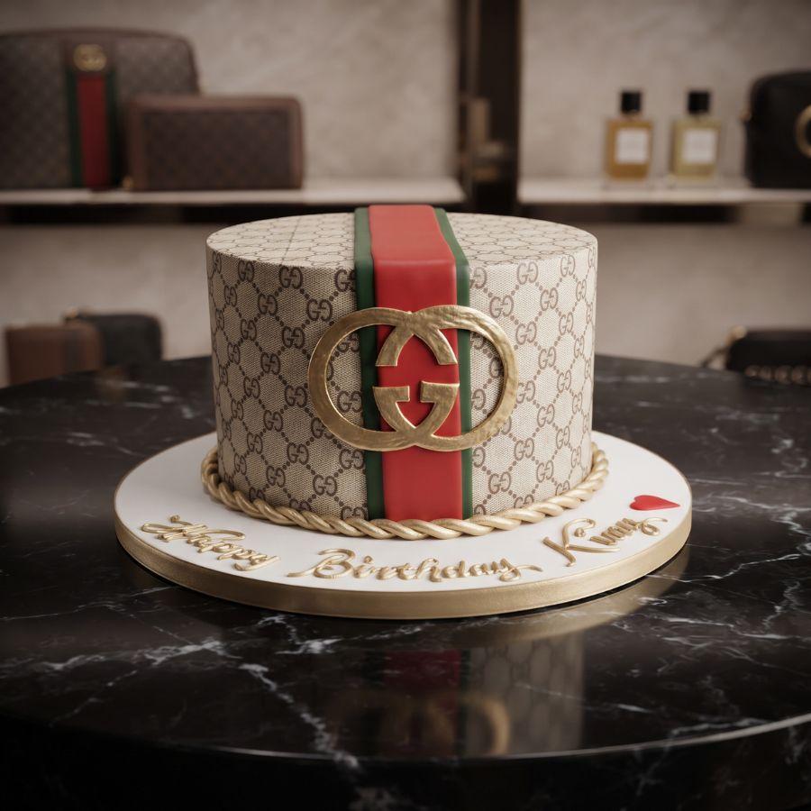 Gucci themed Cake