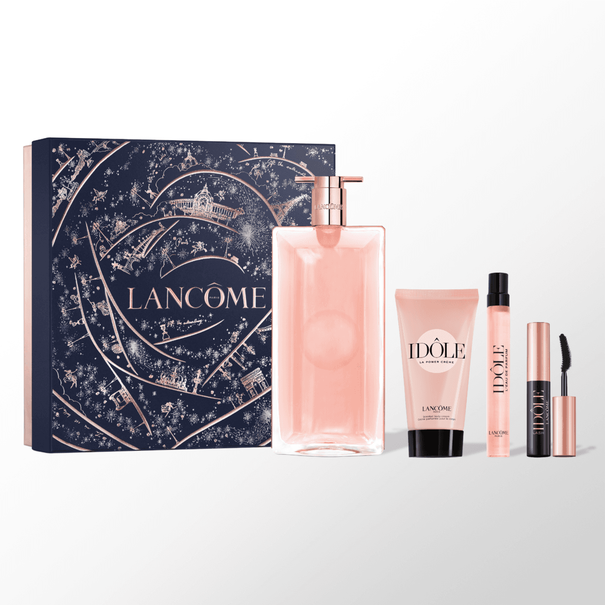 LANCOME IDOLE EDP 100ML + MASKARA +EDP 10ML+BODY CREME SETundefined