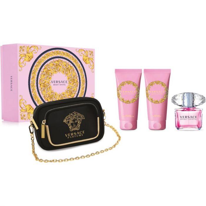 VERSACE BRIGHT CRYSTAL EDT 90ML +SHOWER GEL 100ML +B/L 100ML +BAGundefined