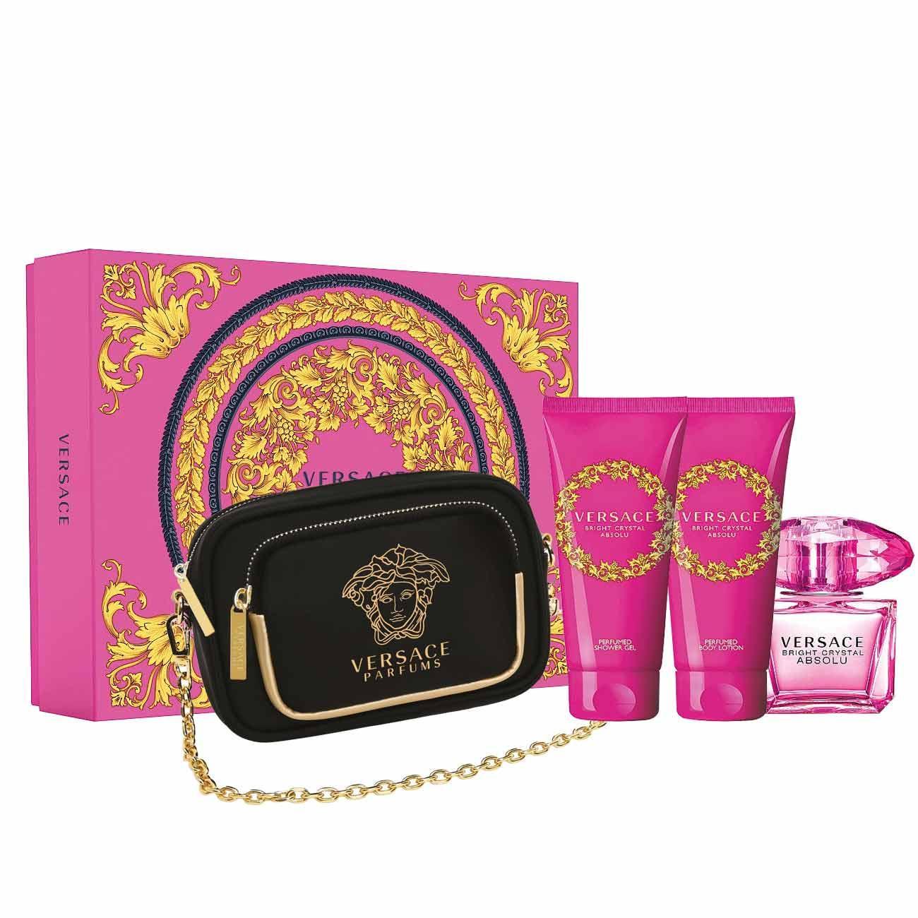 VERSACE BRIGHT CRYSTAL ABSOLU EDP 90ML +SHOWER GEL 100ML +B/L 100ML +BAGundefined