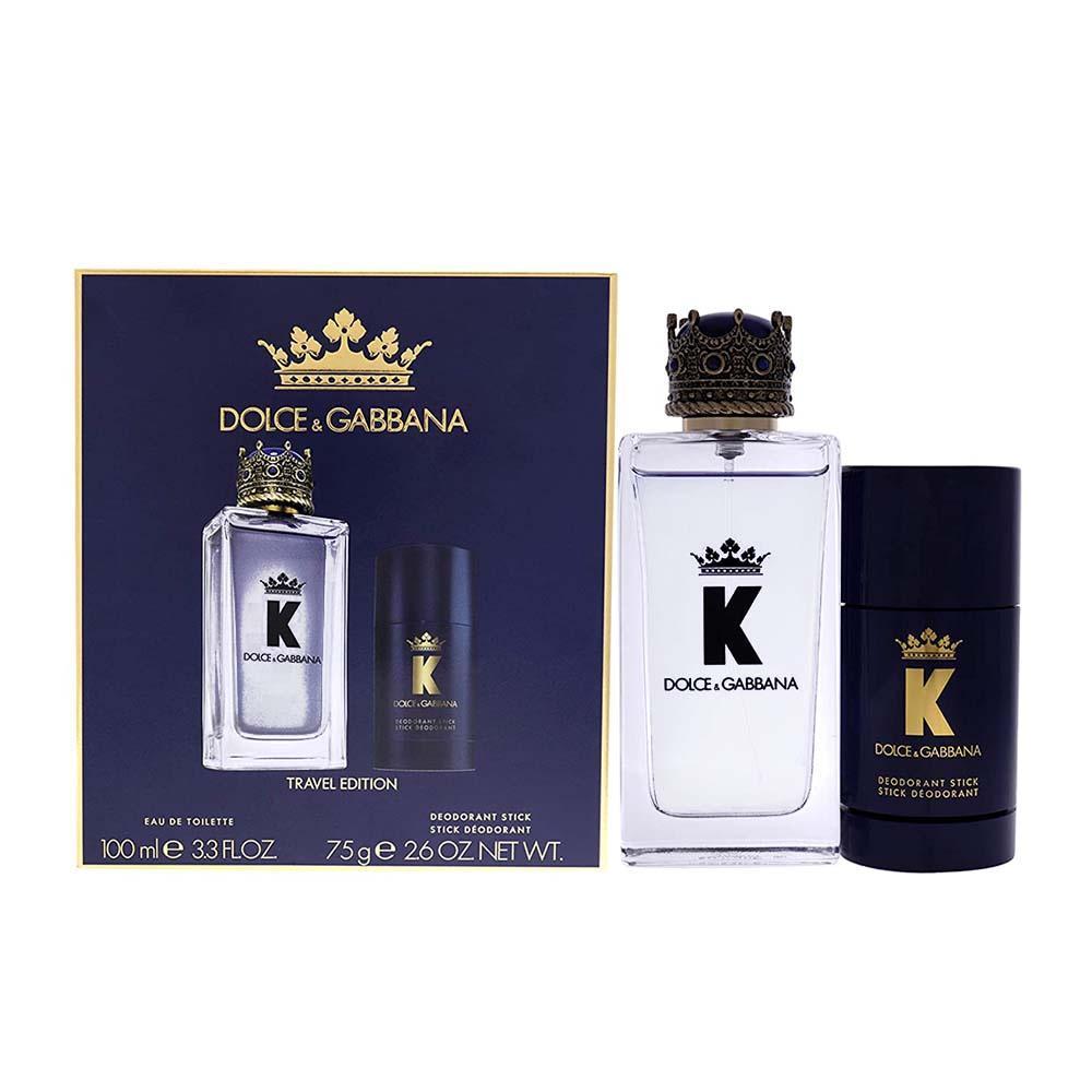 DOLCE & GABBANA KING TRAVEL EDITION EDT 100ML + DEO STICK 75Gundefined