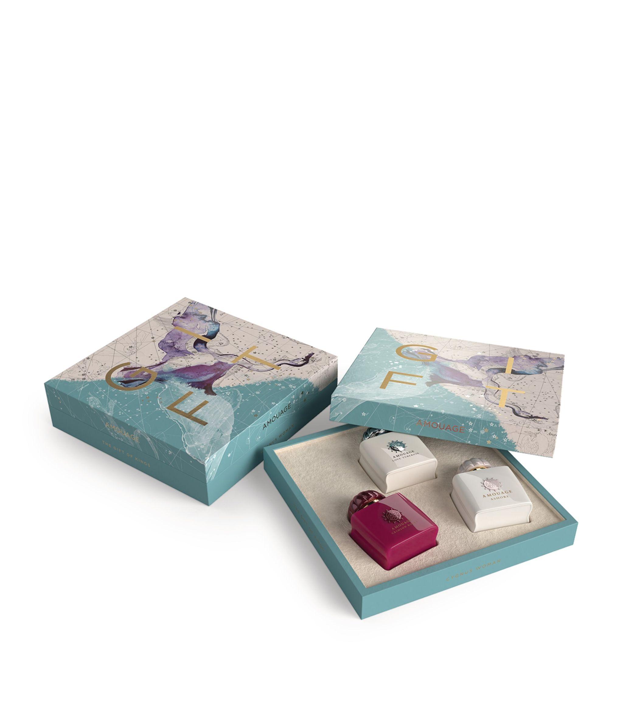 AMOUAGE CYGNUS WOMAN ASHORE-CRIMSON ROCKS-LOVE TUBEROSE EDP 3*100MLundefined