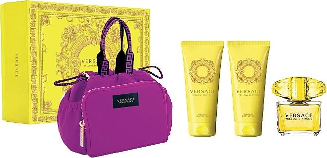 VERSACE YELLOW DIAMOND SET EDT 90ML + S/G 100ML +B/L 100ML +BAGundefined