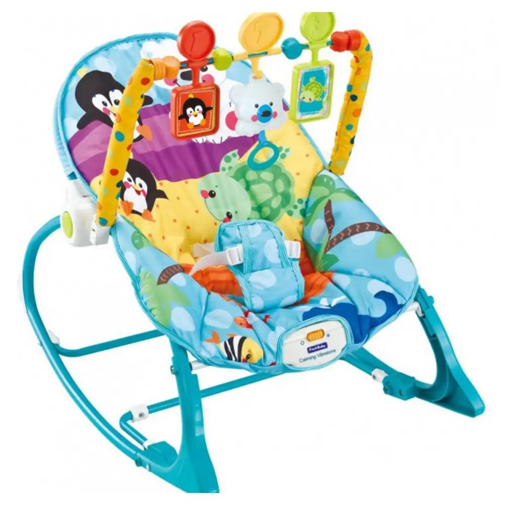 Fitch Baby Rocker & Bouncing Chair Portable W/ Vibration and Music for 0+ Monthsundefined