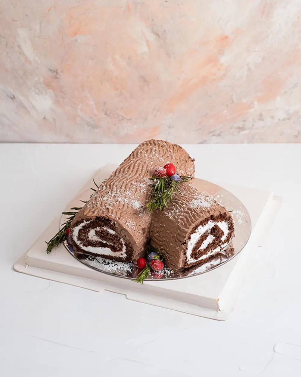 Yule log Cake byNJDundefined