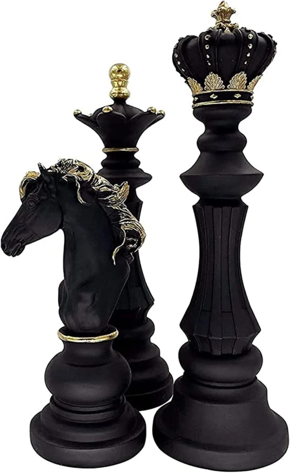 International chess pieces sculptureundefined