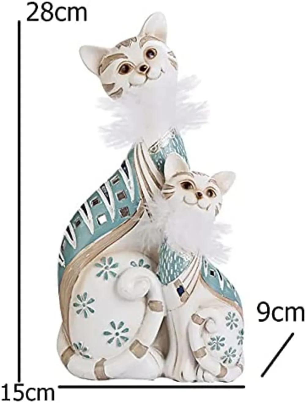 Miniature example of mother and baby from resin mother and baby kittyundefined