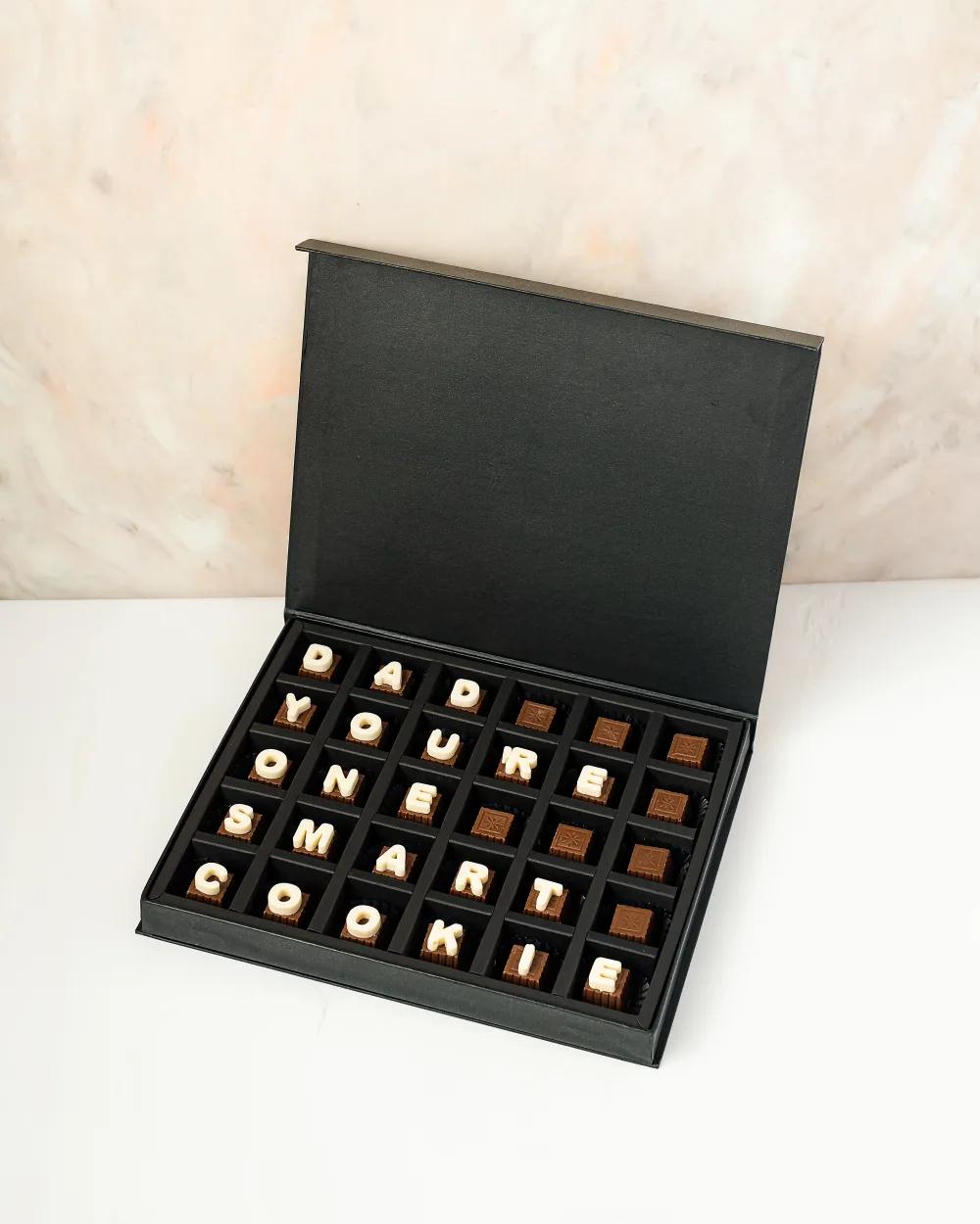 Daddy Smart Cookie by NJDDaddy Smart Cookie by NJD, Father's Day Cookie Gift, Gourmet Cookie UAE, كوكيز عيد الأب, كوكيز فاخر للإهداء