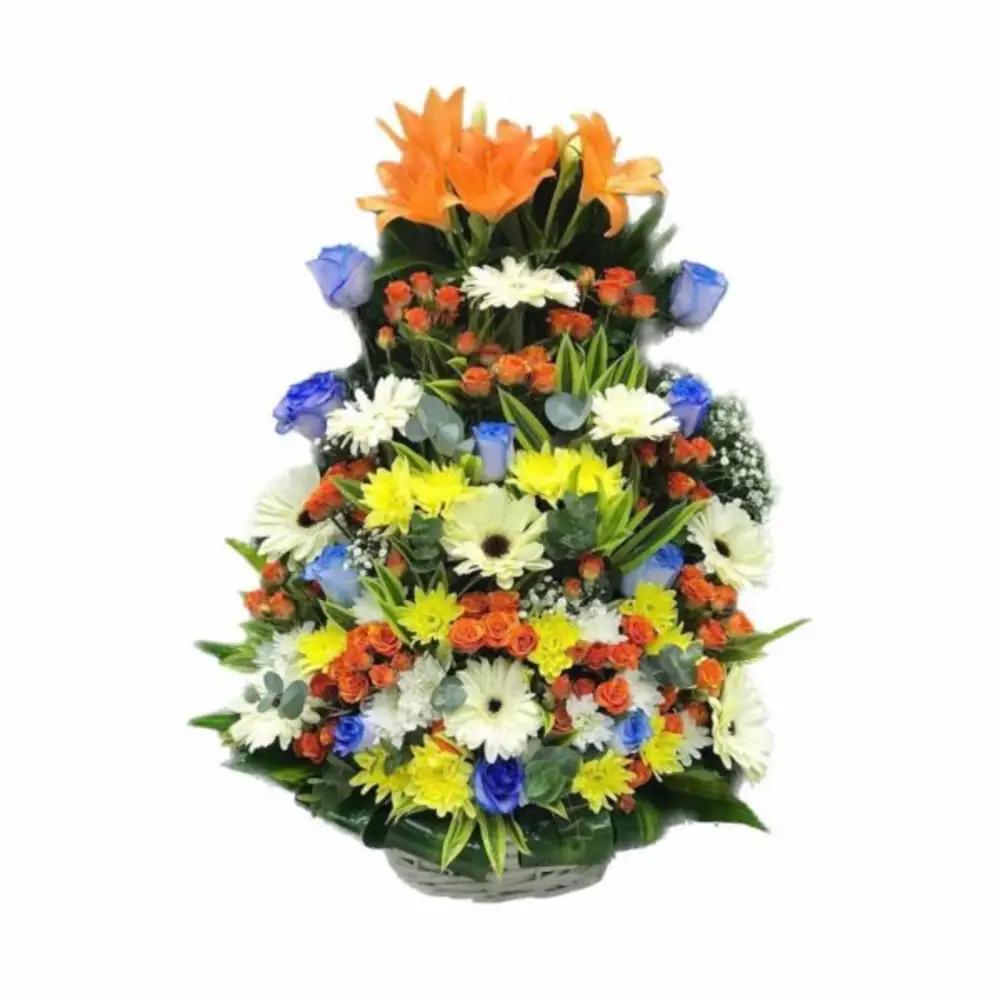 BASKET MIXED FLOWERS 2 Nundefined