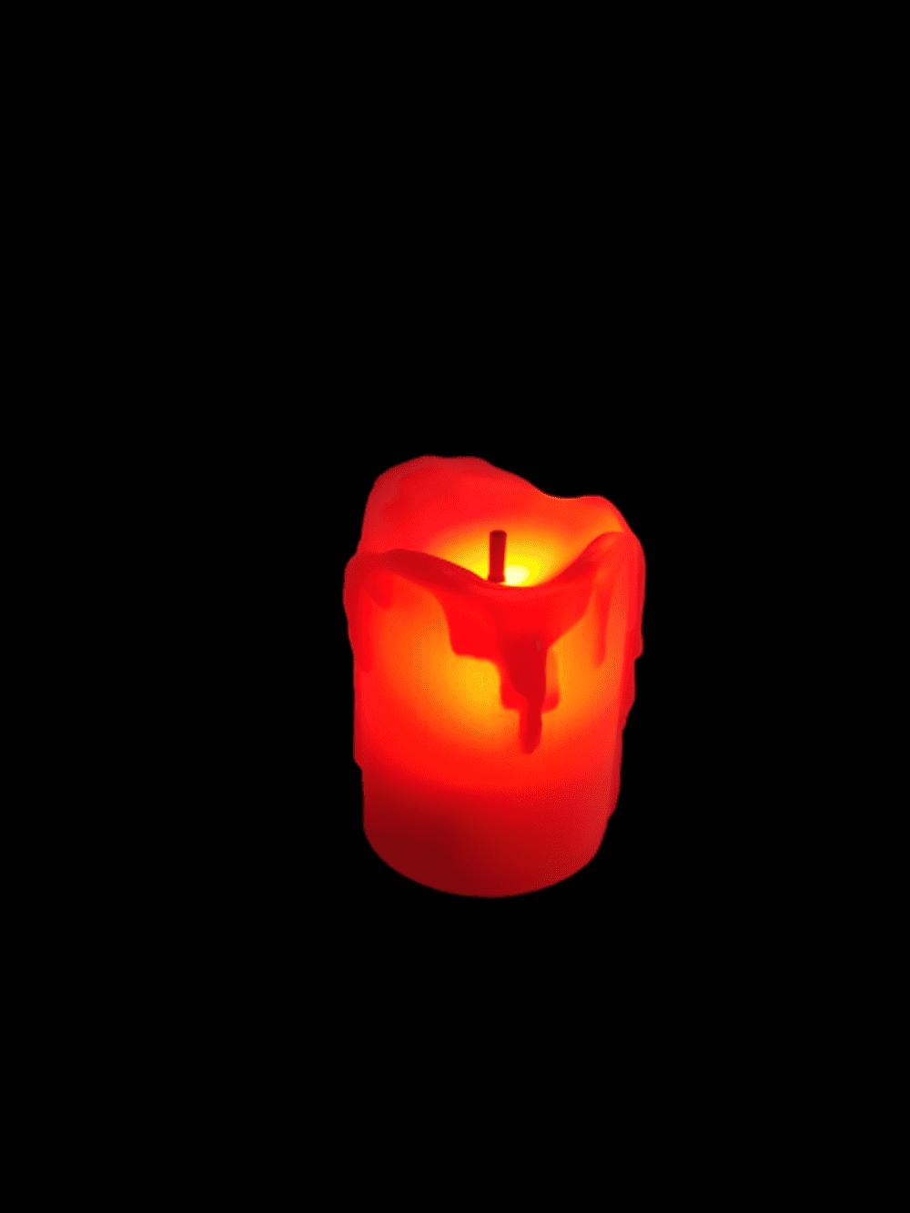 Red color candle 2undefined