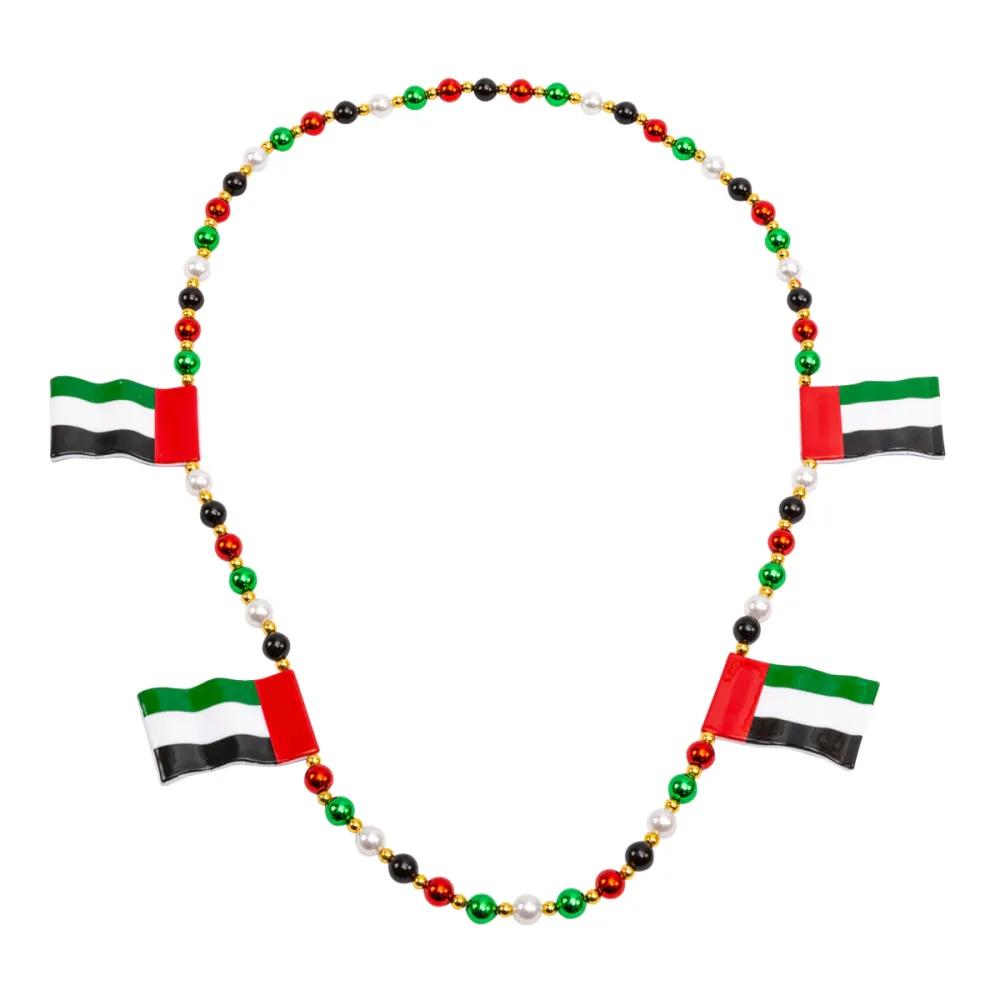 UAE Flag Bead Necklaceundefined