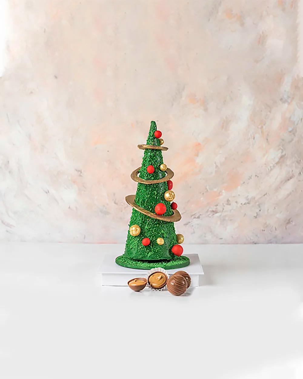 Green Chocolate Christmas Tree by NJDundefined