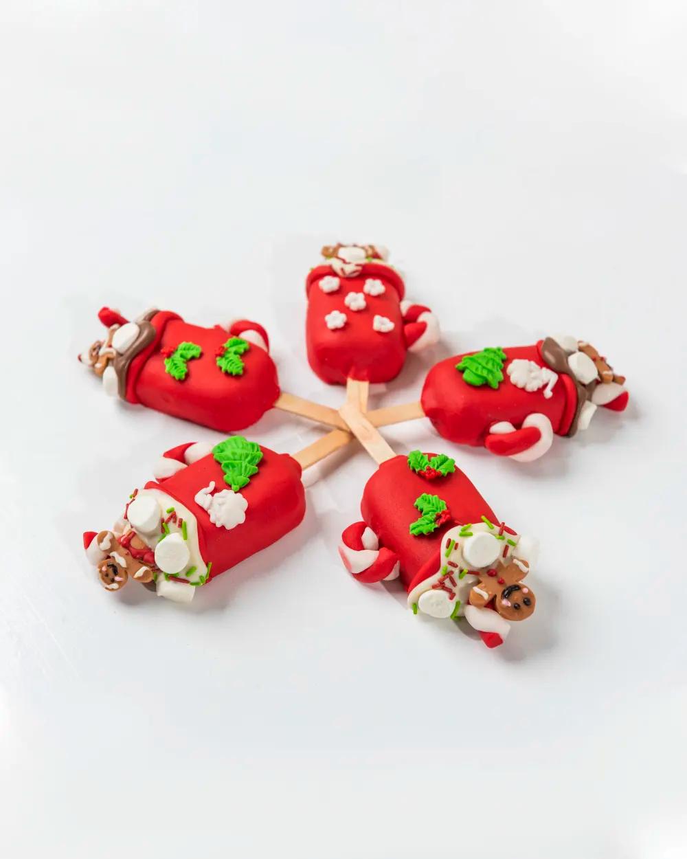 Gingerbread Man Theme Cakesicles by NJDundefined