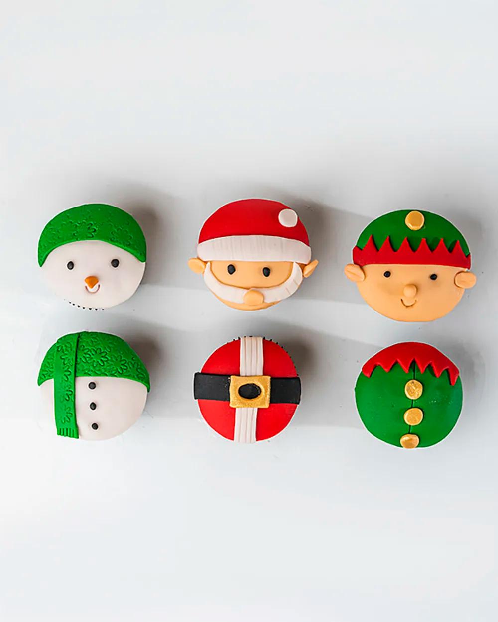 Santa Elf and The Snowman Cupcakes by NJDundefined